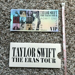 Taylor Swift ERAS tour VIP bookmark